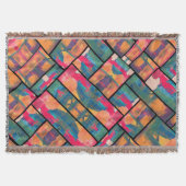 moderne kunstverf deken (Voorkant)