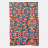 moderne kunstverf theedoek (Verticaal)