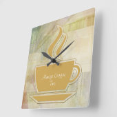 Moderne kunstwandklokken vierkante klok (Hoek)