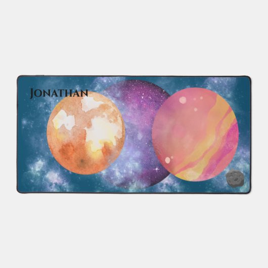 Moderne kunstwerk gepersonaliseerde universum acht bureaumat (Voorkant)