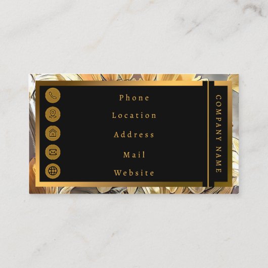 Moderne kunstzonnebloemen op Collecties in het vel Visitekaartje (Achterkant)