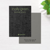 Moderne kurk die juwelen produceert visitekaartje (Bureau)