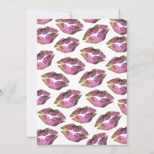 Moderne kus de Miss Goodbye Bachelorette Kaart (Achterkant)