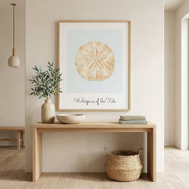 Moderne Kust Zanddoller Muur Kunst Poster