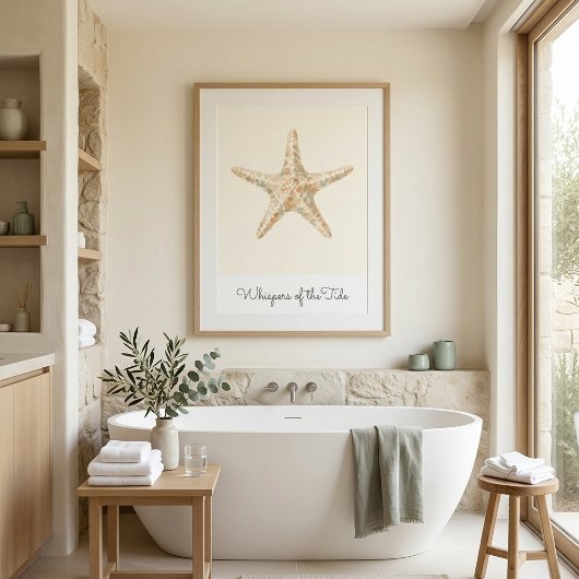 Moderne Kust Zeester Muur Kunst Poster