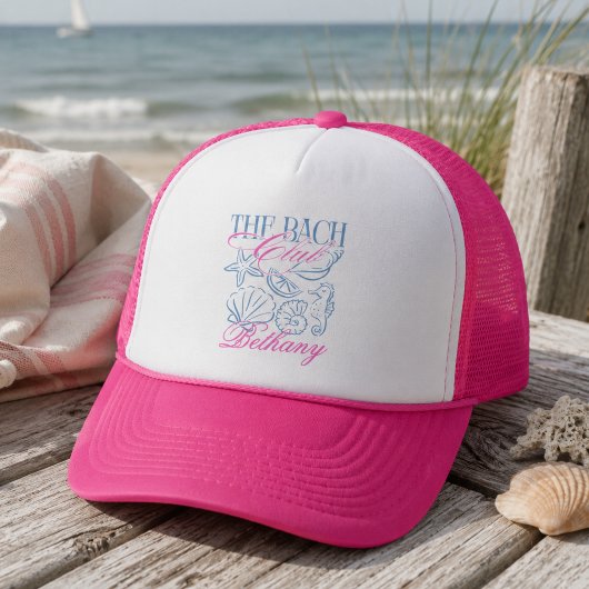 Moderne Kustschelp Bachelorette-feest Maatwerk Trucker Pet