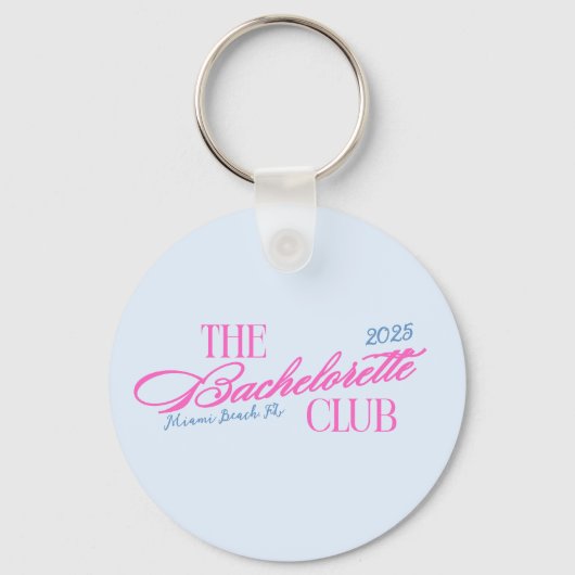 Moderne Kustschelp Henparty Aangepast Sleutelhanger (Voorkant)