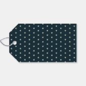 Moderne Kute Animal Friends en Slaapse Kerstmis Cadeaulabel (Achterkant Horizontaal)