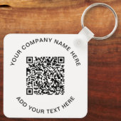 Moderne kwaliteitscontrolecode - Promotie Sleutelhanger (Achterkant)