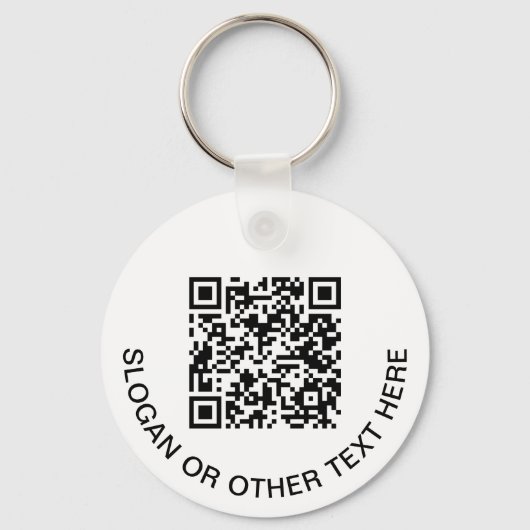 Moderne kwaliteitscontrolecode voor Logo Sleutelhanger (Achterkant)