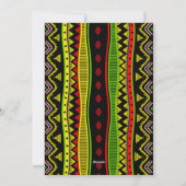 Moderne Kwanzaa foto vakantie Kaart (Achterkant)