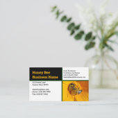 Moderne, kwartsige bijenhouder visitekaartje (Staand voorkant)
