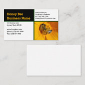 Moderne, kwartsige bijenhouder visitekaartje (Voorkant / Achterkant)