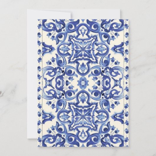 Moderne La Dolce vita Lemon bruiloft Uitnodiging (Achterkant)