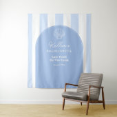 Moderne Laatste Toast Bachelorette Foto Achtergron Wandkleed (In situ)