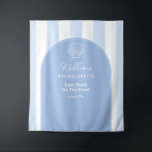 Moderne Laatste Toast Bachelorette Foto Achtergron Wandkleed<br><div class="desc">Voeg de laatste details toe aan je Last Toast On The Coast vrijgezellenfeest met deze high-end foto-achtergrond (die ook zal verdubbelen als een welkomstbord). Met de kust geïnspireerde blauw-witte strepen en schelpdieren,  zal dit elegante teken een stijlvolle toets aan de procedure geven.</div>