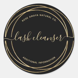 Moderne label voor zwart-witwasprogramma's en goud