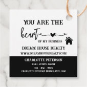 Moderne Labels voor speciale cadeaus voor onroeren (Achterkant)