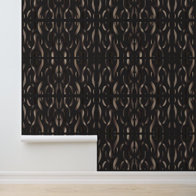 Moderne Labyrint Luxe Behang (Applicatie)