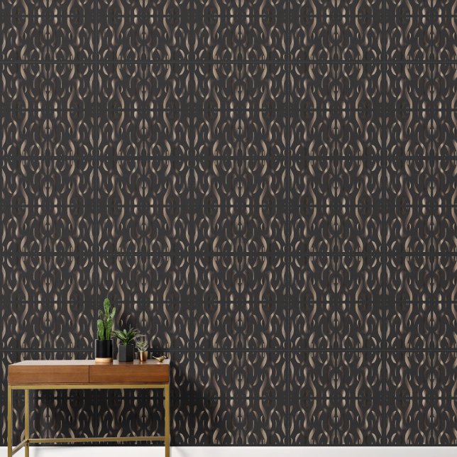 Moderne Labyrint Luxe Behang (Hal)