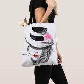 Moderne Lady Canvas tas (Dichtbij)