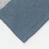 Moderne Lake House Aangepaste Coördinaten Fleece Deken (Hoek)