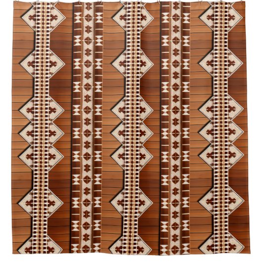 Moderne land douche gordijn stijl 2 (Voorkant)