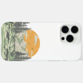 Moderne landelijke bergbossen Case-Mate iPhone case (Achterkant (horizontaal))