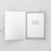 Moderne landelijke hulst dennenkrans Kerstmis Feestdagen Kaart (Binnen)