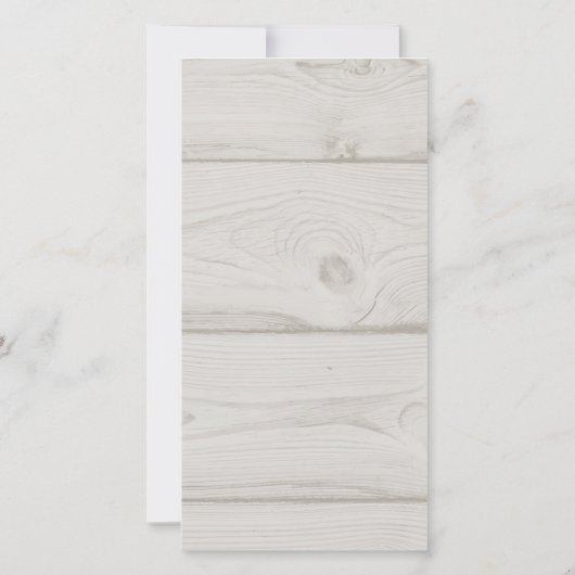 Moderne Landelijke Roestieke Waterverf Bloemige He Bedankkaart (Achterkant)