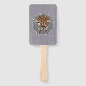 Moderne landelijke windmolen grijze stenen schuur  handwaaier (Voorkant)