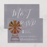 Moderne landelijke windmolensteen