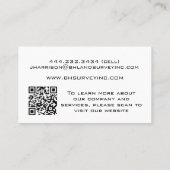 Moderne landenquête — QR-code Visitekaartje (Achterkant)