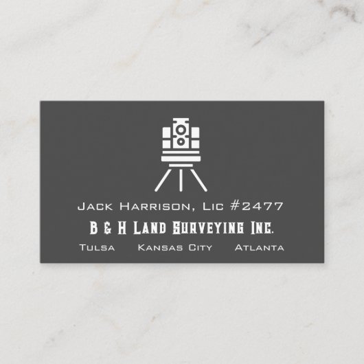 Moderne landenquête — QR-code Visitekaartje (Voorkant)