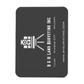 Moderne landenquête voor zakelijke promotie magneet (Verticaal)