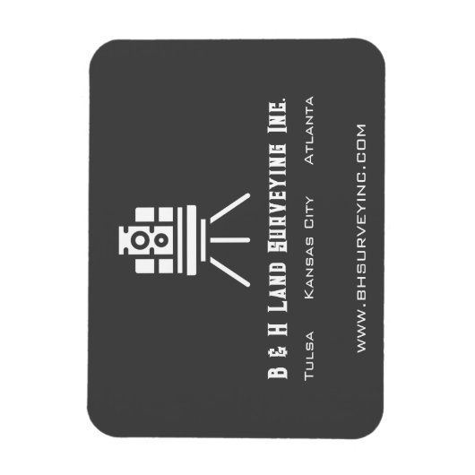 Moderne landenquête voor zakelijke promotie magneet (Verticaal)