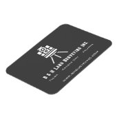 Moderne landenquête voor zakelijke promotie magneet (Linkerzijde)