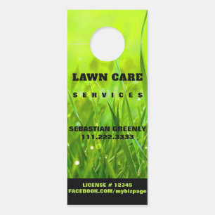*~* Moderne Landscaping Green Grass Lawn Care Deurhanger