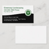 Moderne Landscaping Services Business Profile Card Visitekaartje (Voorkant / Achterkant)