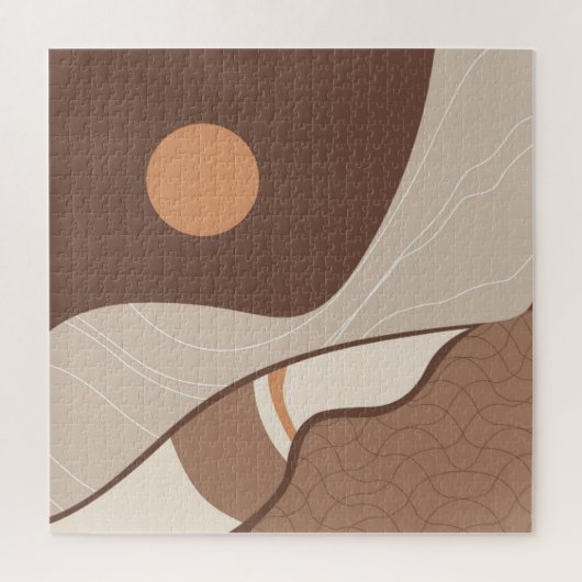 Moderne landschap legpuzzel (Verticaal)