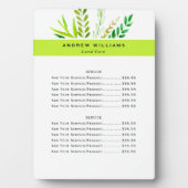 Moderne landschappelijke zorgplanningList Fotoplaat (voorkant)