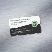 Moderne landschapsarchitecten Magnetisch Visitekaa Visitekaartje (Voorbeeld)