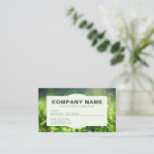 Moderne landschapsarchitectuur en gazonverzorging visitekaartje (Staand voorkant)