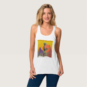 Moderne landschapsarchitectuur Tanktop