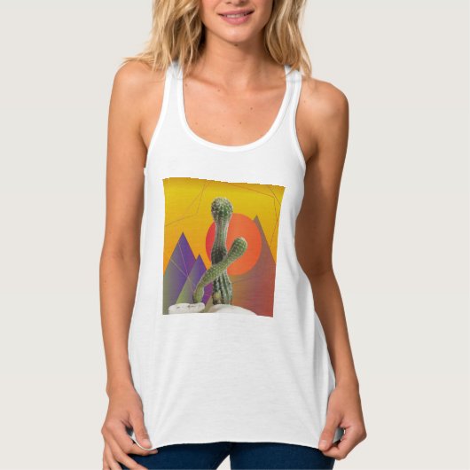Moderne landschapsarchitectuur Tanktop (Voorkant)