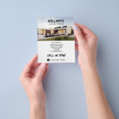 Moderne Landschapsarchitectuur Tuinontwerper Lansc Flyer (Hand)