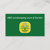 Moderne landschapsarchitectuur visitekaartje (Voorkant)