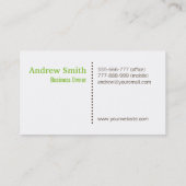 Moderne landschapsarchitectuur visitekaartje (Achterkant)