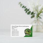 Moderne landschapsontwerp Visitekaartjes Sjabloon (Staand voorkant)