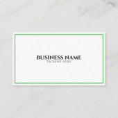 Moderne landschapsverzorging voor groene gras visitekaartje (Achterkant)